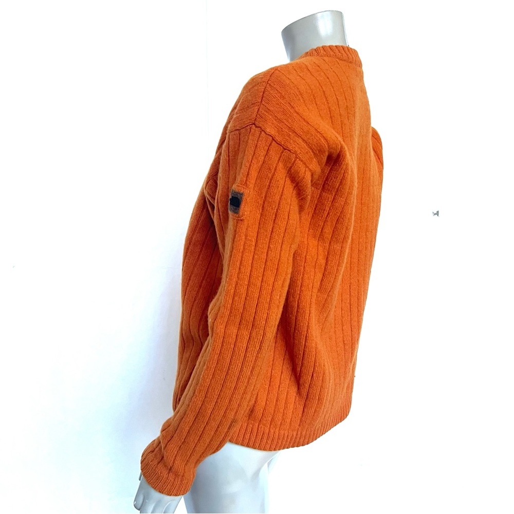 THE NORTH FACE MEN ORANGE SWEATER - Picture 2 of 11
